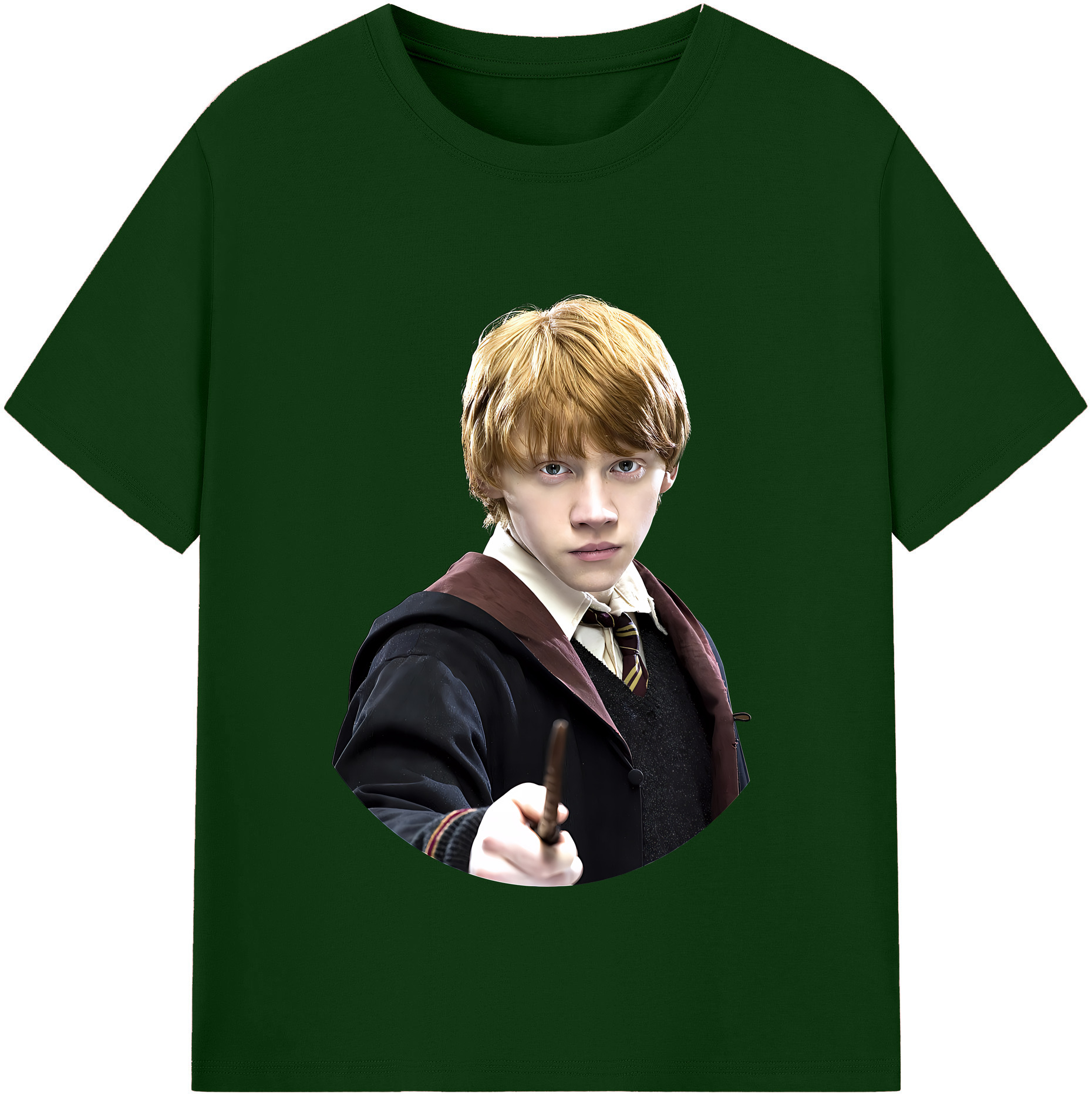（画像用） Harry Potter ハリー・ポッターシリーズ 綿100％半袖Tシャツ（フロントプリント）